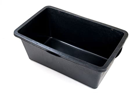 Caja de Mortero 60L Tina de Mortero Cemento Cubeta P/Construcción Cubo para la Construcción Tinas de Mortero Cubeta