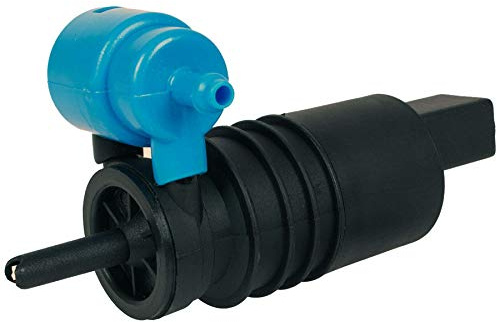 D2P Twin Outlet Windscreen Washer Pump Replacement For Front & Rear Compatible With Audi A3, A4, A6, VW Passat, Polo, Bora, Caddy Replaces 1J6955651