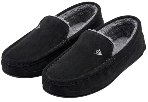 DUNLOP Mens Lewis' Moccasin Slippers.