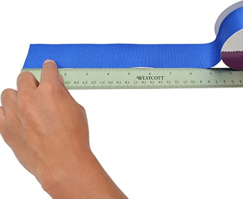 Westcott Anodized Aluminum Ruler, 12, Color Varies (14174)