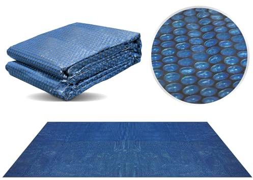 Miganeo Premium Telo Solare per Piscina 549x274 cm Rettangolare | Nero/Blu | Tagliabile | Telo Termico | Riscaldamento Piscina