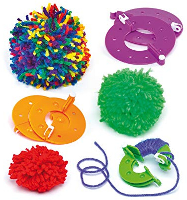 Baker Ross Pom Maker (Lot de 3) EF880 Coloris Assortis