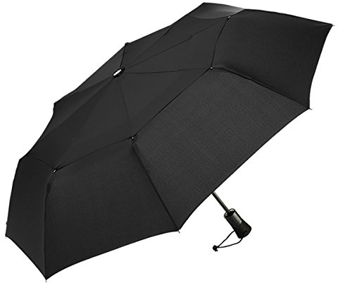 ShedRain WindPro Mini Umbrella Auto Open & Close, Black, One Size