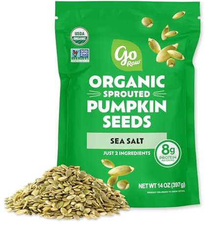 GoRaw - Sprouted Pumpkin Seeds - 1 Pound Bags