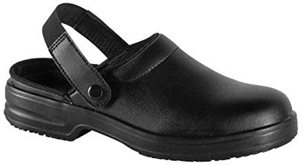 Vidar Berufsclog 0703 schwarz Küche Gastro Labor Krankenhaus rutschhemmend Arbeitsschuhe (42)