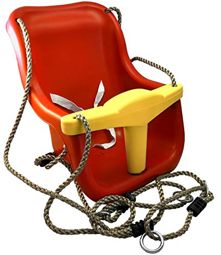 Loggy Pays Siège de balançoire avec corde et anneaux de fixation