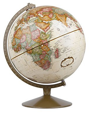 Replogle Globes Franklin World Globe, Antique Ocean, 12-Inch Diameter,Over 4,000 Place Names