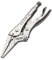 Eclipse Professional Tools E6LN Pinces de verrouillage à bec long avec coupe-câbles de 6/150 mm