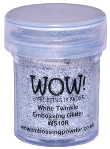 Wow Embossing Powder 15ml, White Twinkle
