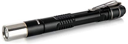 Brite Strike EPLI Flashlight, Tactical Pen Light, Executive Precision Lighting Instrument, Super Bright, Waterproof & Shockproof, Black