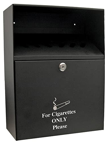 Q-Connect Ash Bin Black 7 Litre KF04386