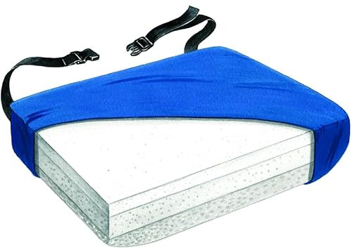 Skil-Care Tri-Foam Gel-Infused Visco Cushion, 26”W x 20”D x 4”H, Triple-Layer Cushion with Breathable Gel Foam, 754825