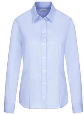Seidensticker Damskjorta långärmad slim fit uni stretch skjorta