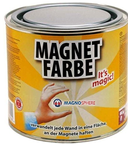 Magnetisk färg/magnetisk mottagande väggfärg – 500 ml tenn lockar magneter! – förvandla varje vägg till ett magnetiskt som lockar utrymme, topplack i valfri färg eller design