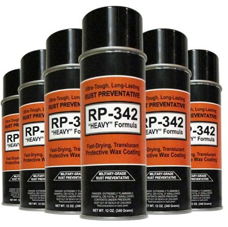 Cosmoline RP-342 Heavy Rust Preventative Spray (Military-Grade) 6-Cans