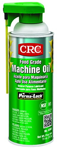 CRC Food Grade Machine Oil Spray - NSF H1, Multi-Purpose Lubricant - 11 oz