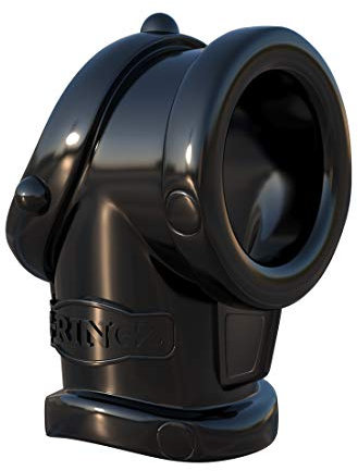 Pipedream Fantasy C-Ringz Cock Pipe with Ball-Stretcher Black 3/3.3 cm