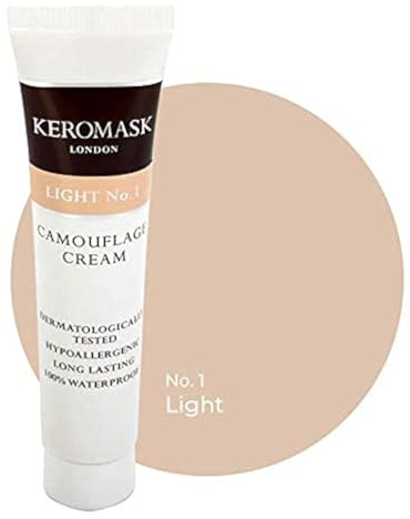 Keromask camouflage Cream Light n. 1 15 ml (direction Keromask Shop – Guardatevi imitazioni)