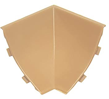 DQ-PP WINKELLEISTE INNENECKE | Buche | 23 x 23mm | PVC | Küchenleiste Arbeitsplatte Abschlussleiste Leiste Küche Küchenabschlussleiste Wandabschlussleiste Tischplattenleisten