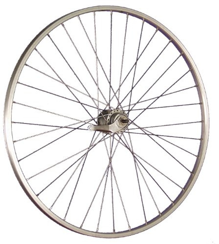 28 Pouces Roue arrière vélo 3vitesses rétropédalage Argent