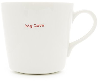 Keith Brymer Jones Word Range Extra Large Love porslinsmugg, vit