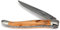 Forge De Laguiole Taschenmesser - 12 cm - Griffschalen Wacholder - Backen und Klinge 10 cm matt