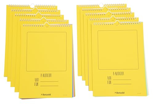 Betzold - Blanko-Kalender Set - Bastelkalender Bastelmaterial Kinder