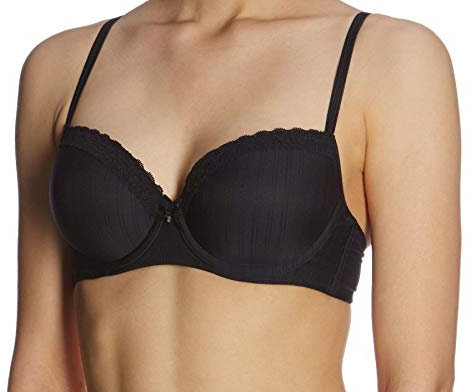 Schiesser Damen Bügel-bh mit Schale BH, Schwarz (000-schwarz), 75D EU