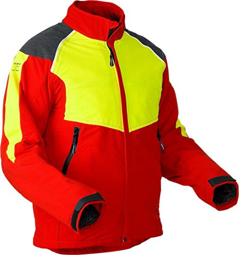 Pfanner Warnschutz Schnittschutzjacke 102191 / orange/schwarz XS wasserdicht