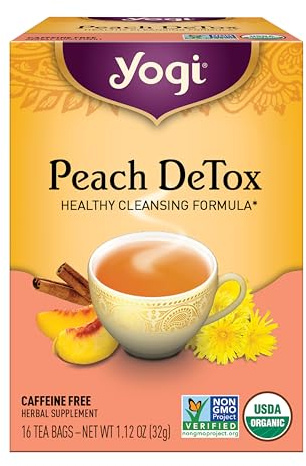 Yogi Tea, Peach DeTox, 16 Count
