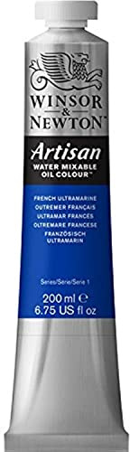 Winsor & Newton Artisan Water Mixable Oil Paint, 200ml, French Ultramarine