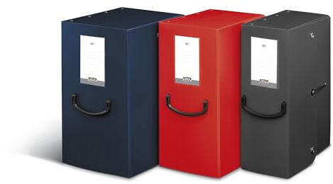 Fellowes 40275 Raccoglitore Pick Up Box, Dorso 20 cm, Rosso