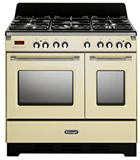 DeLonghi MEM 965T BA Intégré Cuisinière à gaz A Beige four et cuisinière - Fours et cuisinières (Built-in cooker, Beige, boutons, Rotatif, Devant, Cuisinière à gaz, Acier inoxydable)