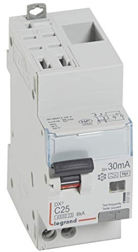 410763 Legrand Disjoncteur différentiel 25A type F 30mA - DX³4500 1P+N