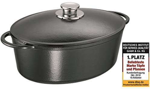 Schulte-Ufer 1663-34 s Bräter Rustika 34 cm, schwarz