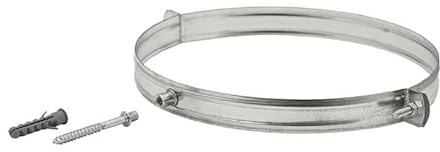 UTILFER Collare Fascetta Murale Acciaio Inox - Canne Fumarie - 200