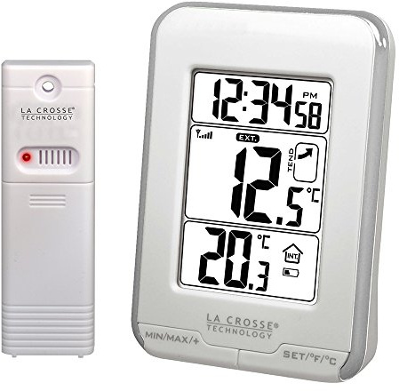 La Crosse Technology WS6810 Station de Température, Coloris Argent