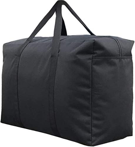 Extra Large Handy Storage Bag 135L Waterproof Heavy Duty Oxford Jumbo Storage Bag with Web Handle,Bedding Underbed Storage Bag,Blankets Duvet Chest,Season Laundry Organizer Big House Moving Bag