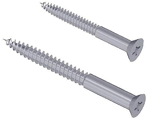 DIY Element System SCHRAUBEN - Schraubenset für U-Träger - Stahl, Silber, verzinkt, 40 Stück