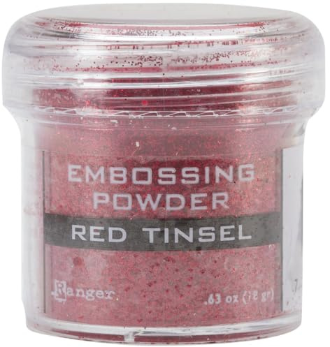 Ranger Embossing Powder, Red Tinsel