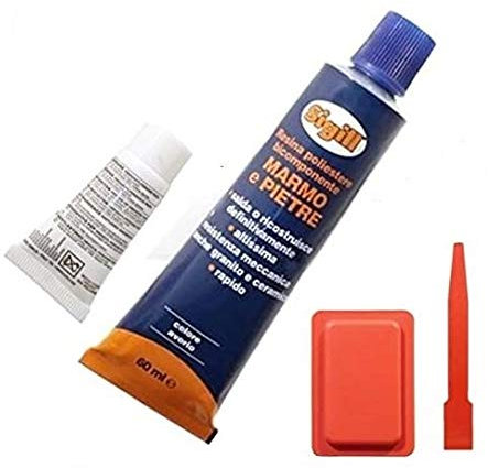 ADESIVO IN RESINA BICOMPONENTE SALDA E RICOSTRUISCE MARMO E PIETRE SIGILL