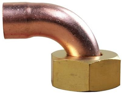 IBP Bänninger - Raccord Cuivre à souder - Coude écrou prisonnier 3/4(20/27) - Tube Cuivre Ø14