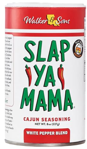 One 8 oz Slap Ya Mama Cajun Seasoning White Pepper Blend