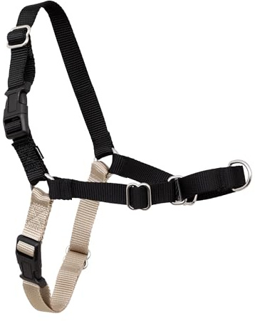 PetSafe Easy Walk Harness, No Pull Dog Harness, Black, Small/Medium