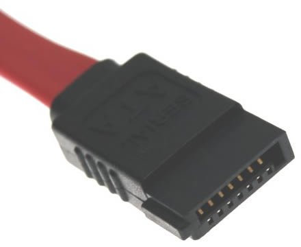 Cable-Tex SATA Data Cable, Serial ATA 45 cm Lead