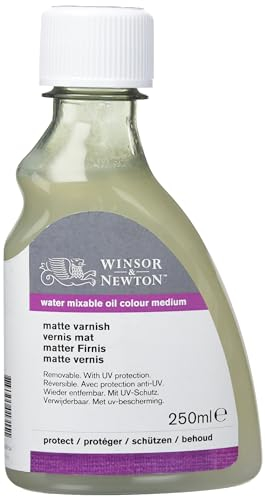 Winsor & Newton 3039724 Artisan Öl - Firnis für wassermischbare Ölfarben - Matt Firnis, 250ml Flasche