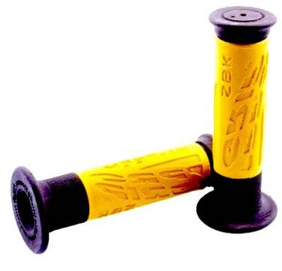 Lenkergriffe PROGRIP Griffe 716 Schwarz Gelb Roller Scooter Motorrad