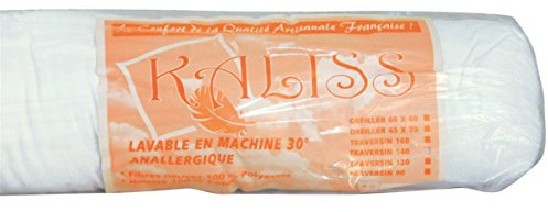 Traversin Anallergique - 90 cm - Fabrication Française - 500Gr/m2