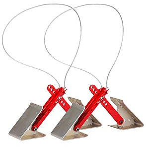 Fastway ONESTEP Wheel Chock Double Pack for Tandem Axle Trailers and RVs-16 Inches to 24 Inches Long-Qty 2