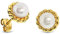 MIORE Schmuck, Perlen Ohrringe, Ohrstecker Damen, Ohrringe Gold 375 9 K Gelbgold, Damenohrringe mit Perlen, perlenohrringe, Ohrschmuck